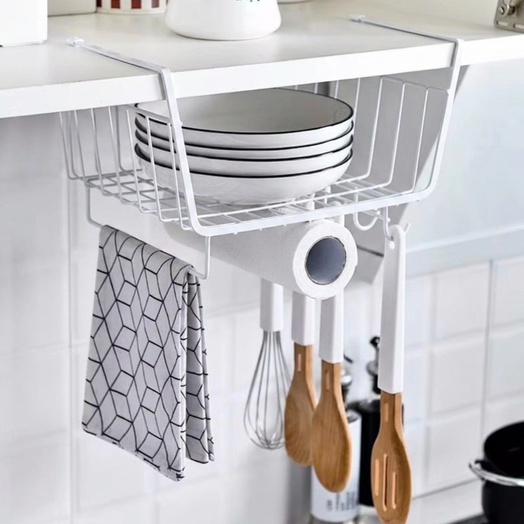 Multipurpose Cabinet Hanging Metal Basket