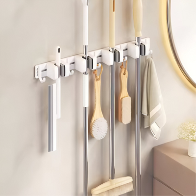 Wall Mounted Mop & Broom Holder
