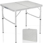 Folding Aluminum Picnic Table 90X60Cm