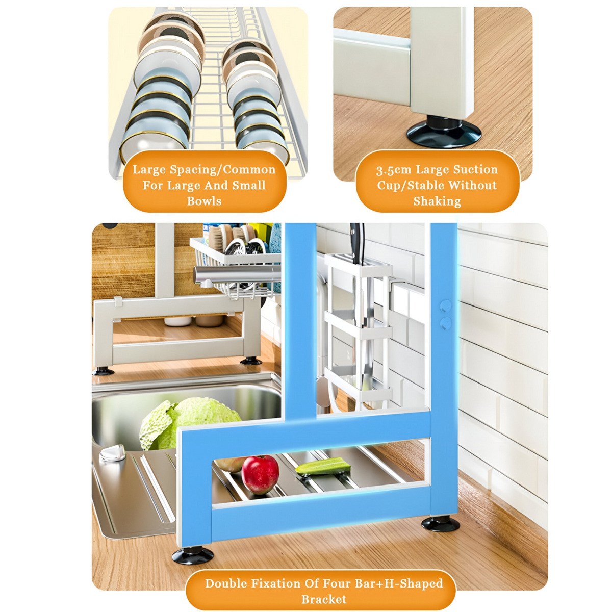 Kitchen Sink Rack With Door