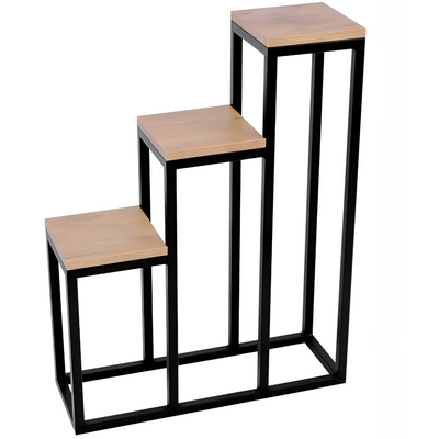 Plant Stand Wooden 3 Shelf
