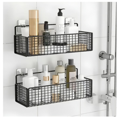 Wall Hanging Metal Storage Rack 1pcs