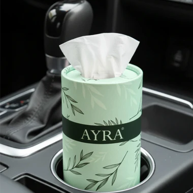 Ayra Cylinder Tissue Box 2-Ply 4Pcs-Outer