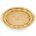 Gift Bamboo Hamper Basket Oval Big-60x45x12 Cm