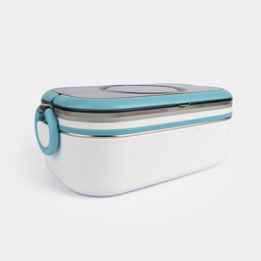 Lunch Box 800Ml White & Bluelb-65