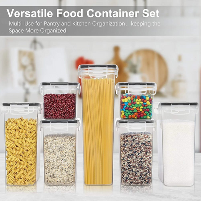 Food Storage Containers With Lids, 7 Pcs Set