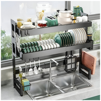 Kitchen Sink Rack Double Adjustable