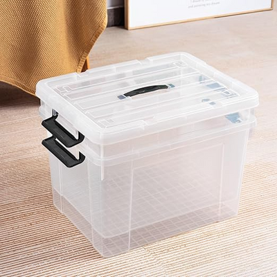 Plastic Transparent Storage Box Small 25L