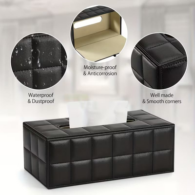 Pu Leather Tissue Box