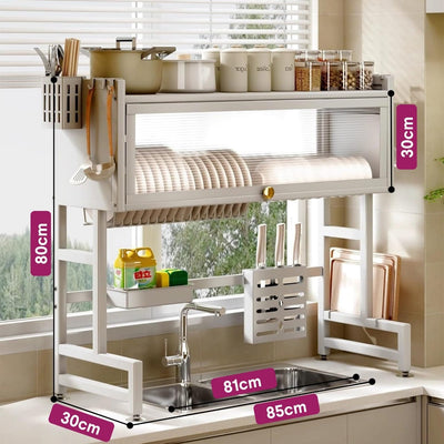 Kitchen Sink Rack With Door