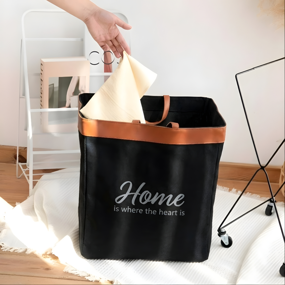Foldable Laundry Basket Metal Stand with wheels