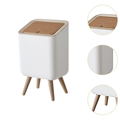 Trash Can Garbage Basket Lid Press
