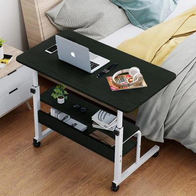 Laptop Stand Wooden Adjustable With Shelve
