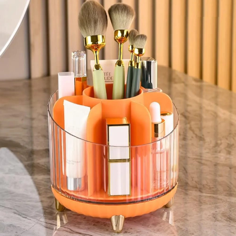 Makeup Brush Holder Oragnizer With Lid
