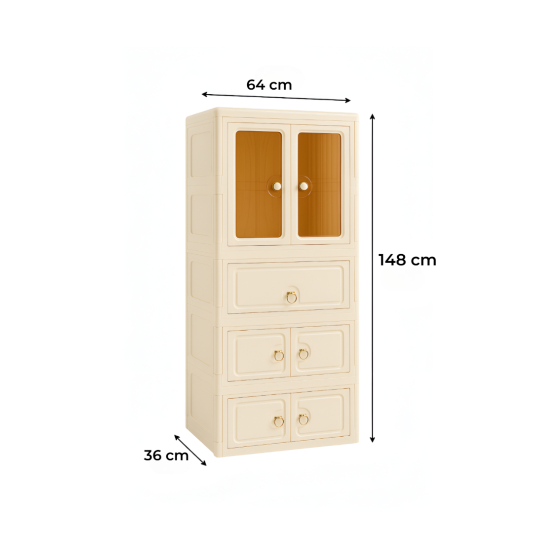 Kids Foldable Storage Wardrobe