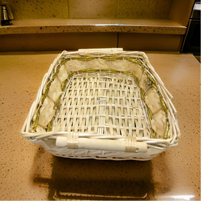 Gift Bamboo Hamper Basket Square shape