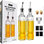 Oil Dispenser Bottle Set 2 Bottles