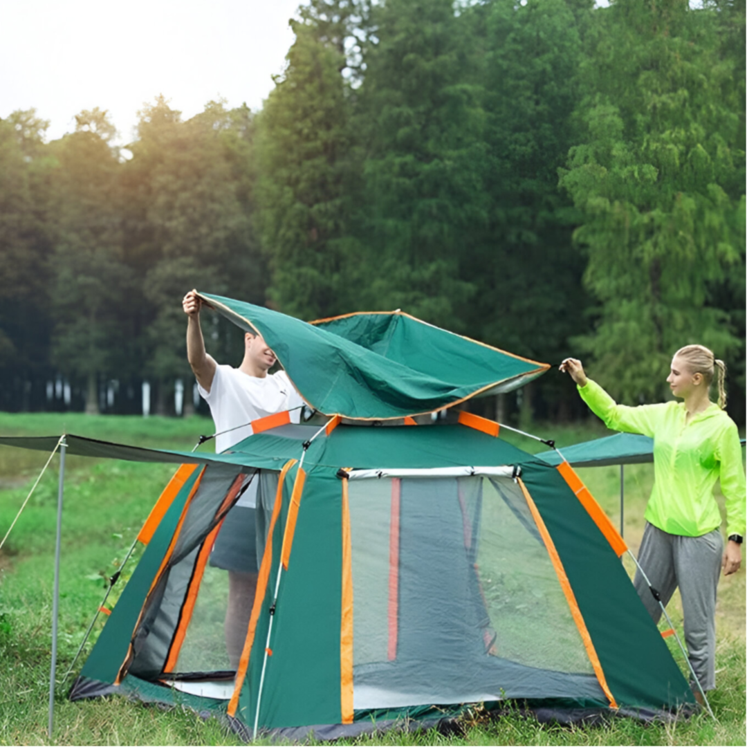 Four-Door Automatic Camping Tent 210*210*140Cm