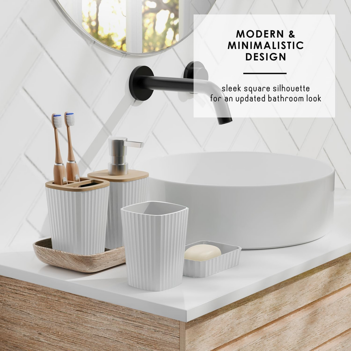 Bathroom Accessories Set 6 Pcs