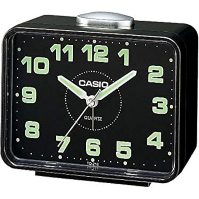 Casio Analog Table Clock Tq-218-1Df Black
