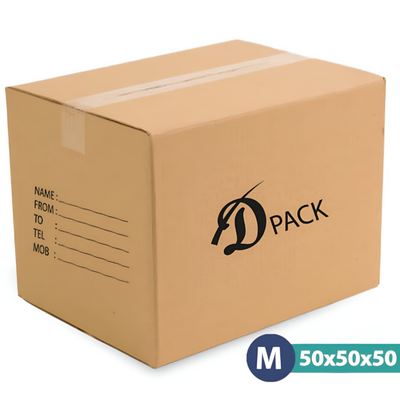 Cargo Cartoon Packing Carton Brown Medium