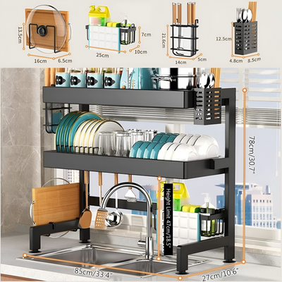 Kitchen Sink Rack Double