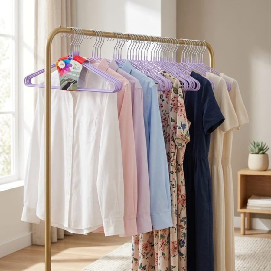 Cloth Hanger Matel Plain 10 Pcs Set