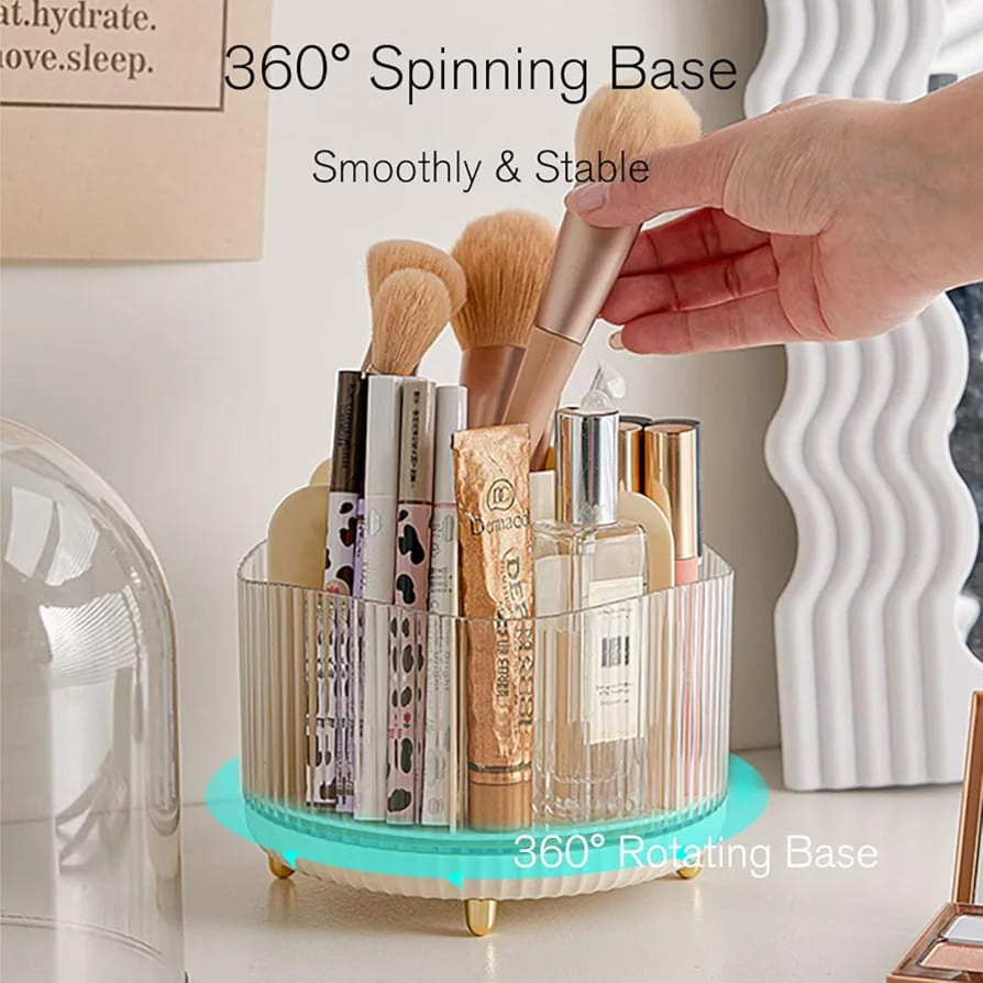 Makeup Brush Holder Oragnizer With Lid