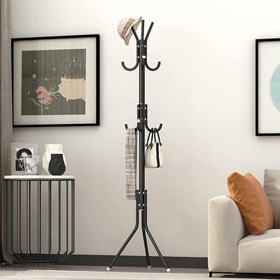 Metal Coat Rack 12 hooks