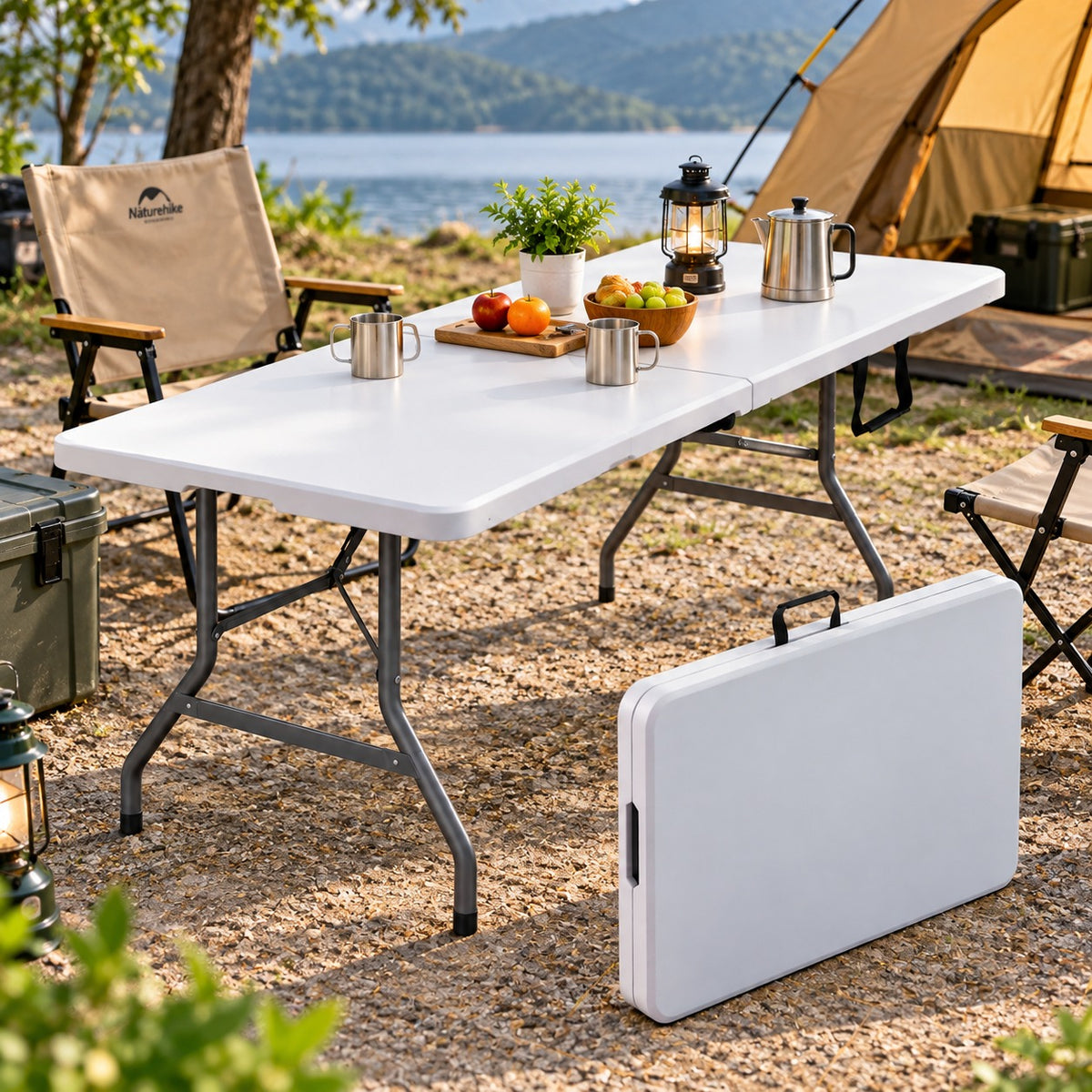 Multifunctional Folding Outdoor Table 180X74X74 Cm