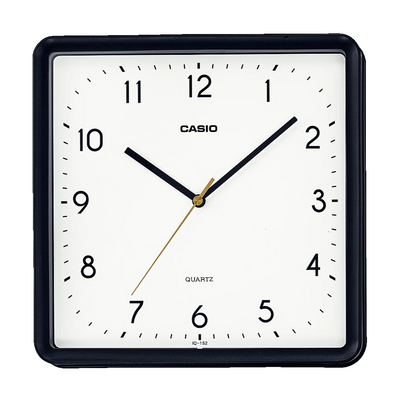 Casio Square Shape Wall Clock Black Iq152-1DF