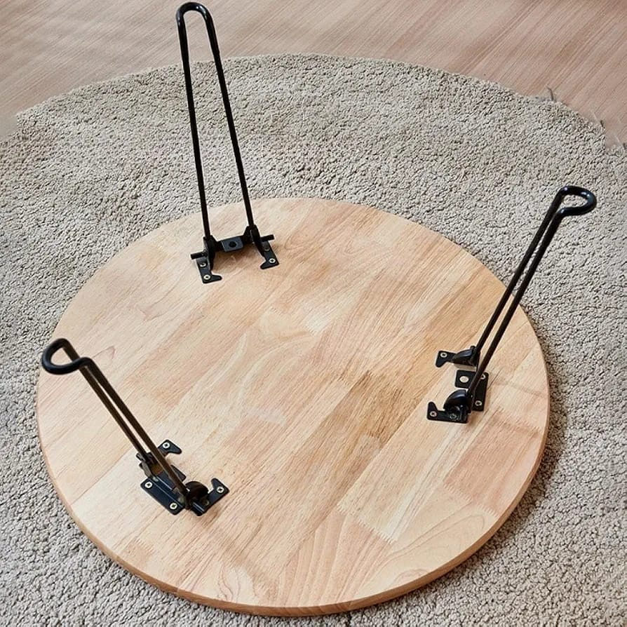 Foldable Bamboo Table Round