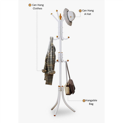 Metal Coat Rack 12 hooks