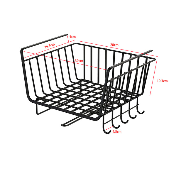 Multipurpose Cabinet Hanging Metal Basket