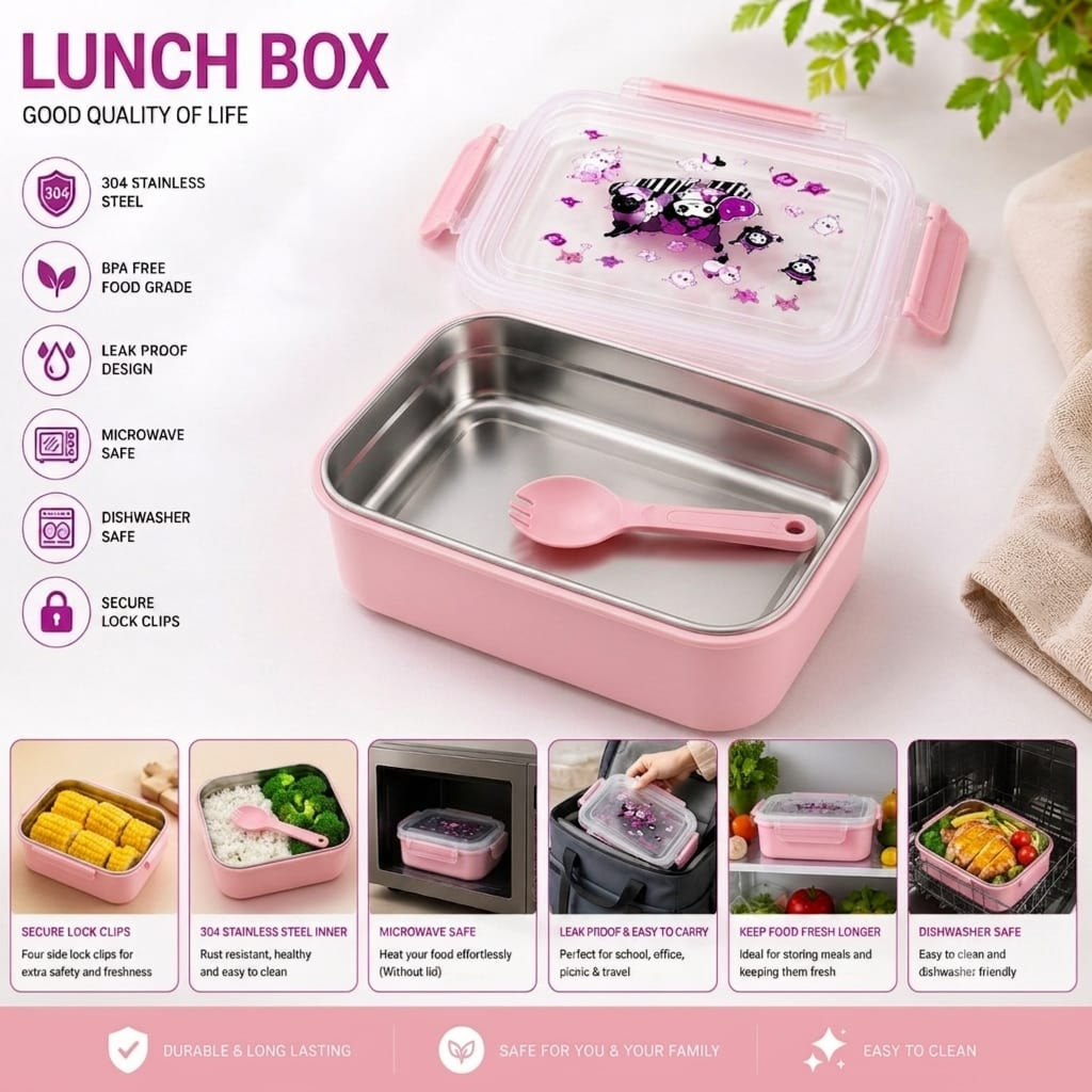 Lunch Box Animation 900Ml Lb-73