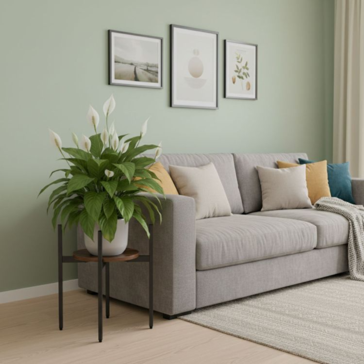 Plant Stand Flower Shelf Round Base