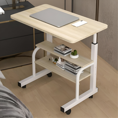 Laptop Stand Wooden Adjustable Shelve