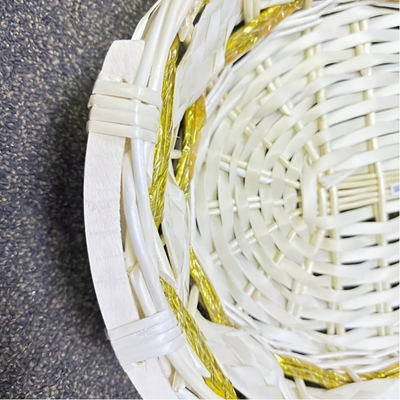 Gift Bamboo Hamper Basket Oval-shape