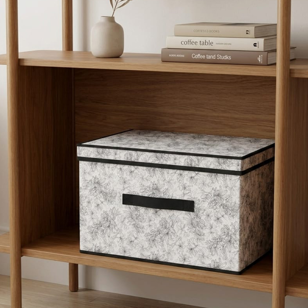 Foldable Clothes Organizer Box With Lid