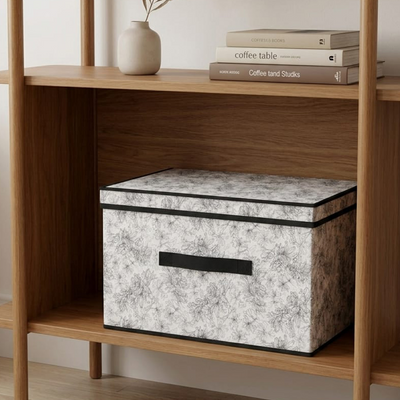 Foldable Clothes Organizer Box With Lid