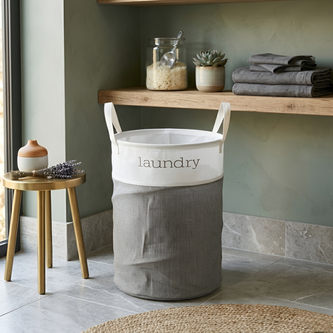 Foldable Laundry Basket Round