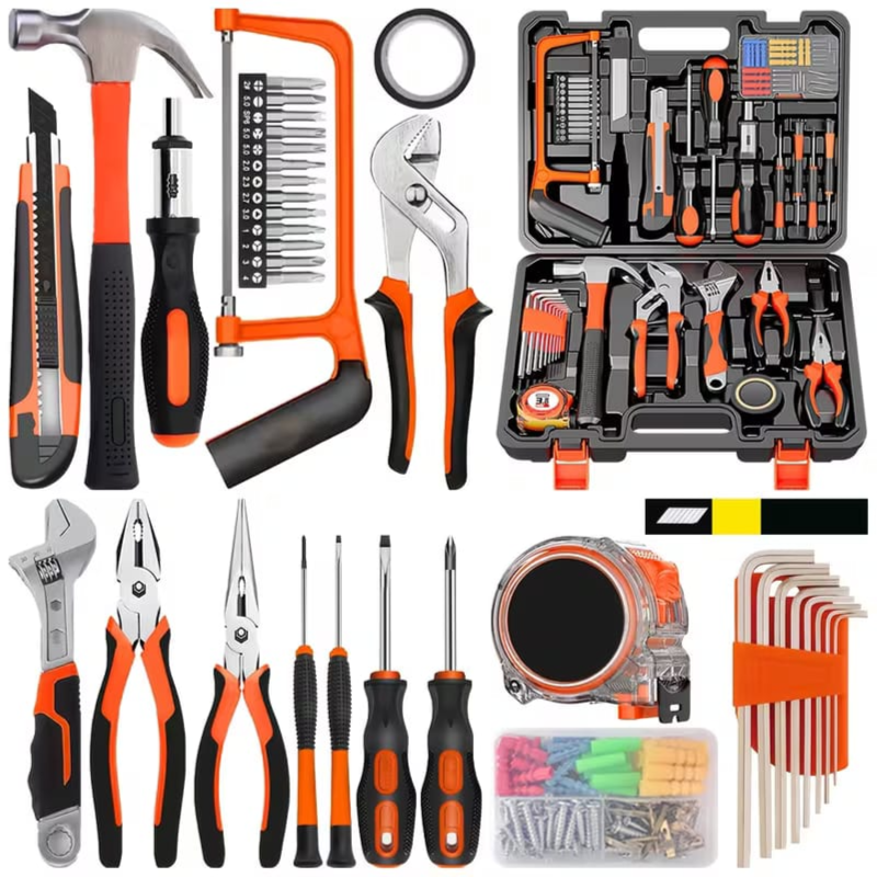 Household Hardware Tool Set Box 46 Pcs