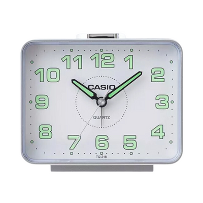 Casio Analog Table Clock Tq-218-8Df Grey