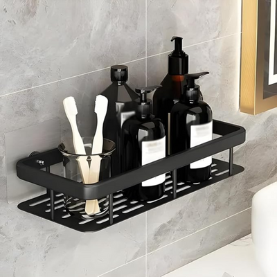 Aluminum Wall Mounted Bathroom Shelf
