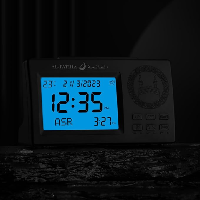 Azan Islamic Digital Table Clock FAJ-106
