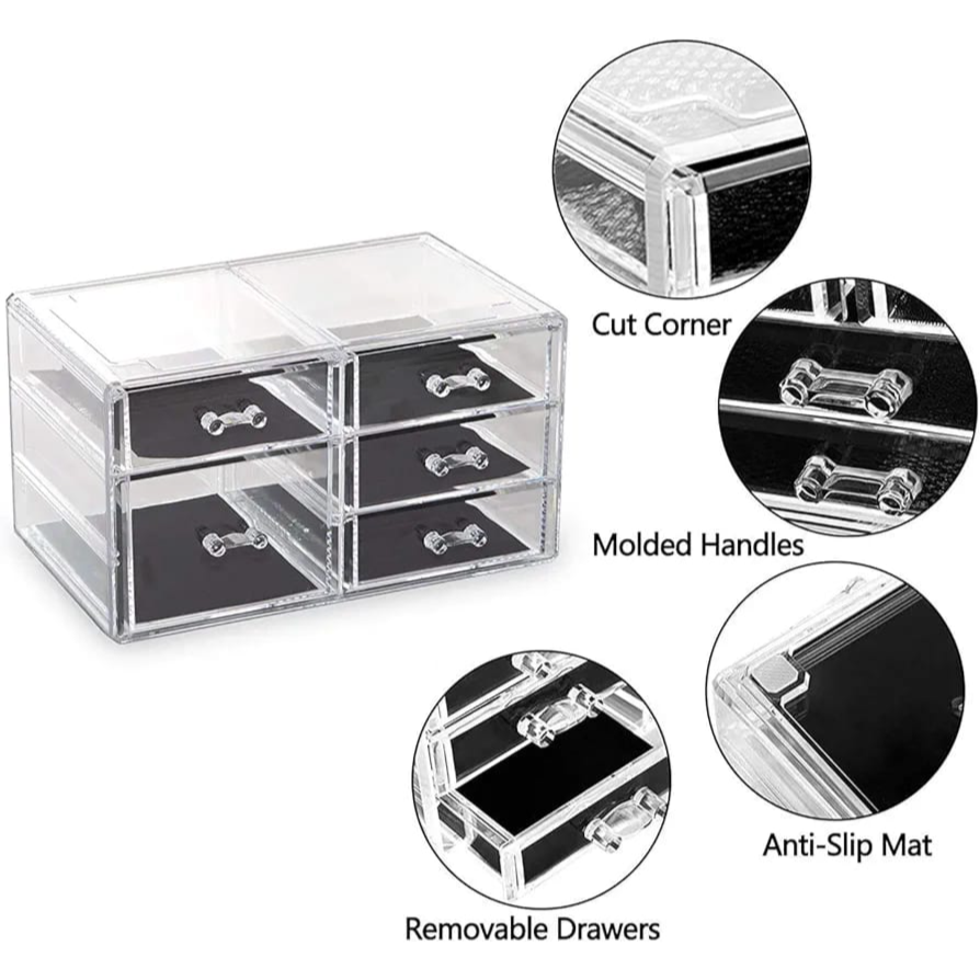 Cosmetic Storage Box 5 Drawers