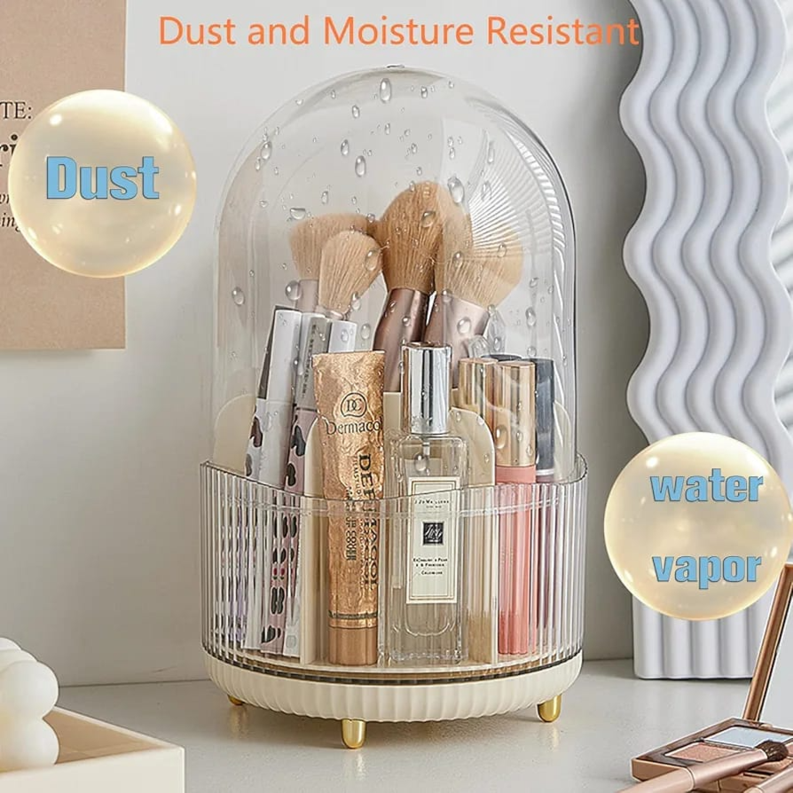 Makeup Brush Holder Oragnizer With Lid