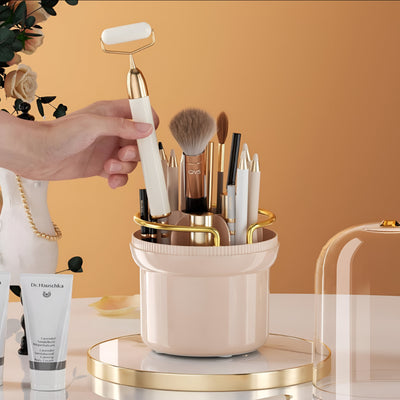 Makeup Brush Holder Organizer with Lid Dustproof